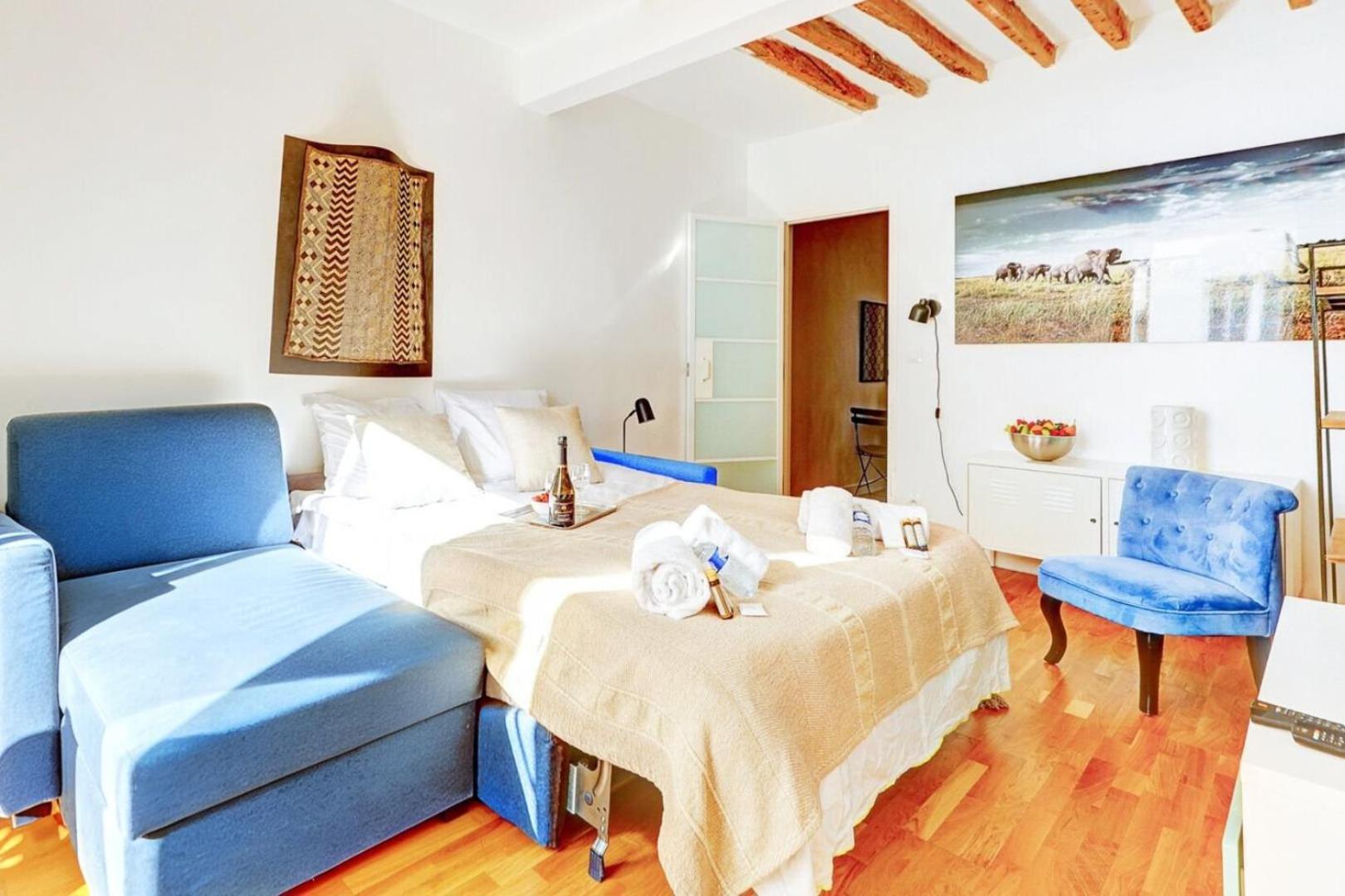 Bluestay 284 - Superbe Appartement Dans Le Marais Париж Екстериор снимка