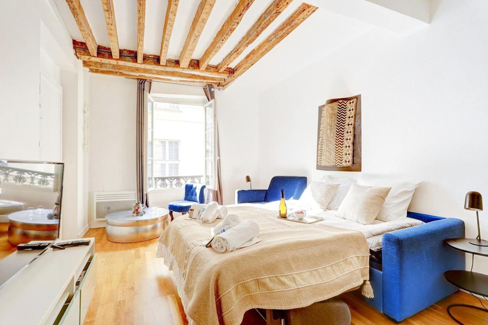 Bluestay 284 - Superbe Appartement Dans Le Marais Париж Екстериор снимка